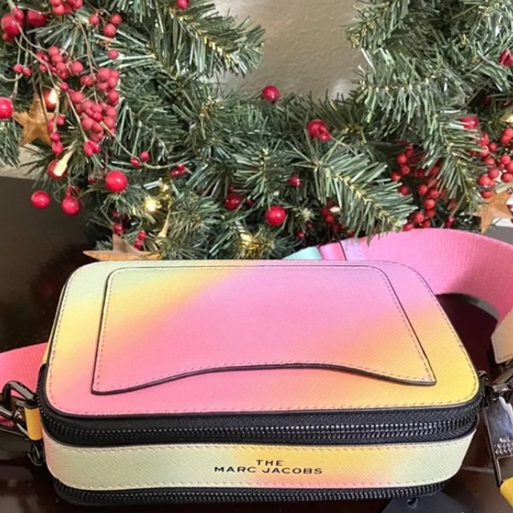 Mⓐ:rc Jac0b Rainbow Snapshot Pink Crossbody Camera Bag - Picture 8 of 8